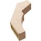 Ekena Millwork 3-inch W x 12-inch D x 16-inch H Monterey Rough Cedar Woodgrain TimberThane Knee Brace, Primed BRCUR03X12X16MONRCPR - alternate 5